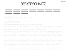Tablet Screenshot of beckerschmitz.com